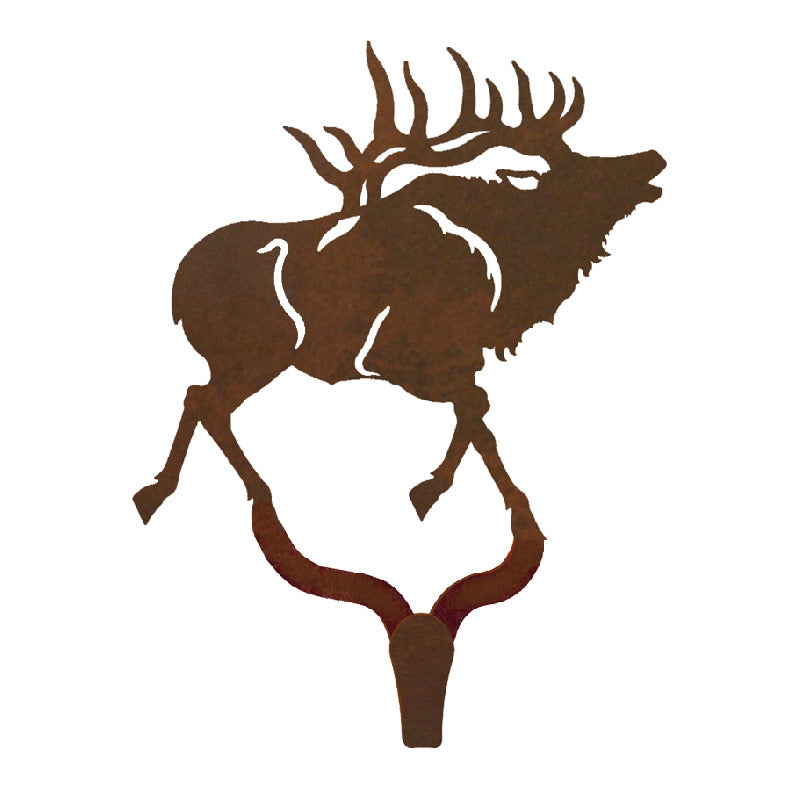 Elk Large Single Coat Hook