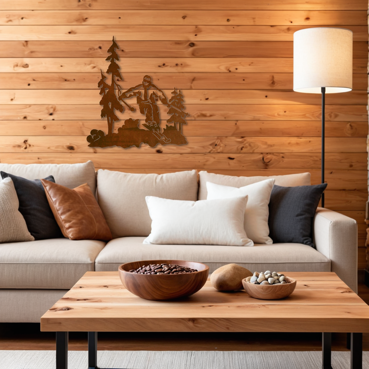 Skier Wall Art - 30"