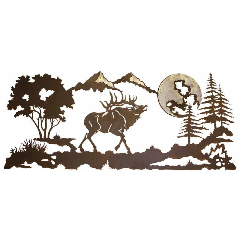 Elk 57" Burnished Wall Art