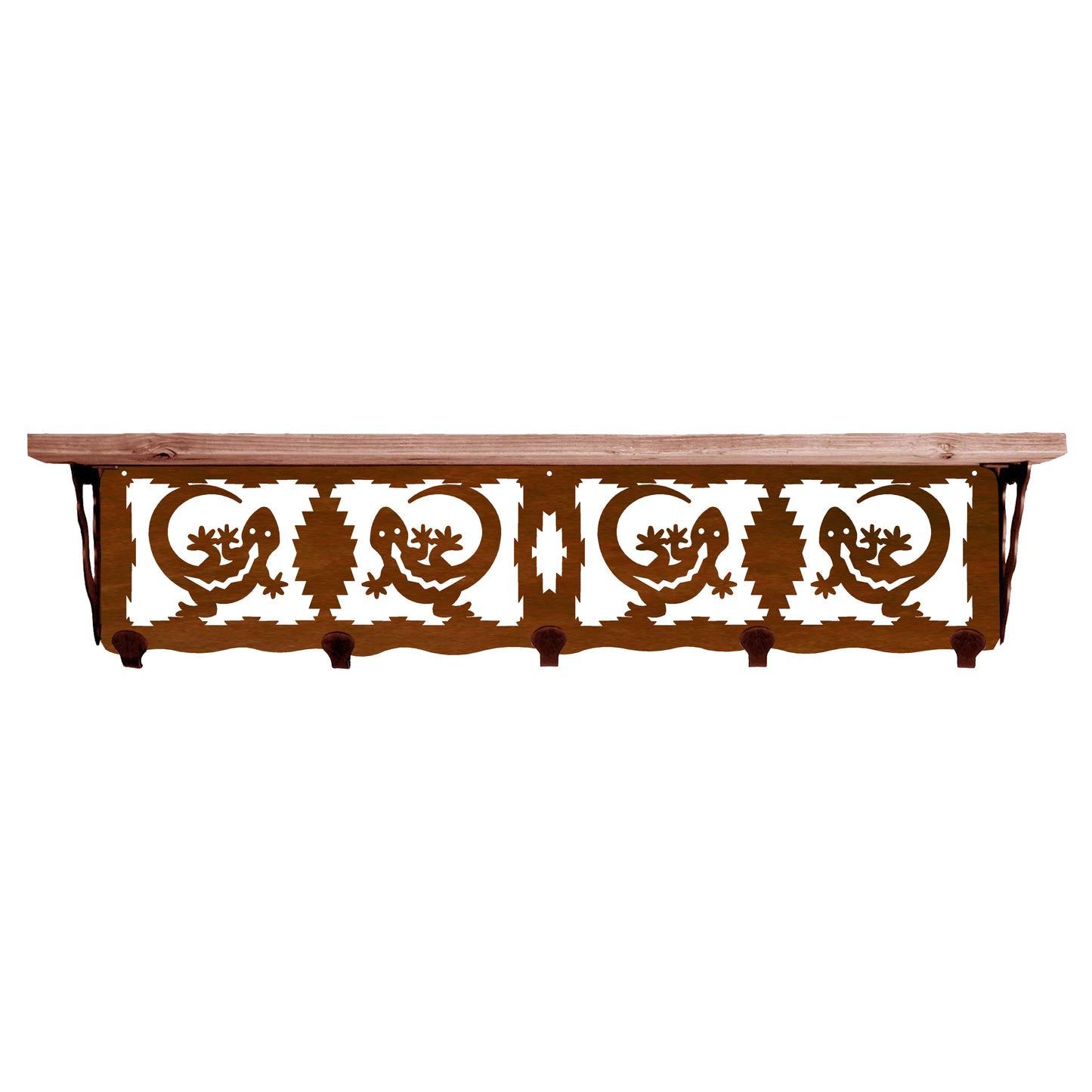 Gecko 34" Coat Hook Shelf