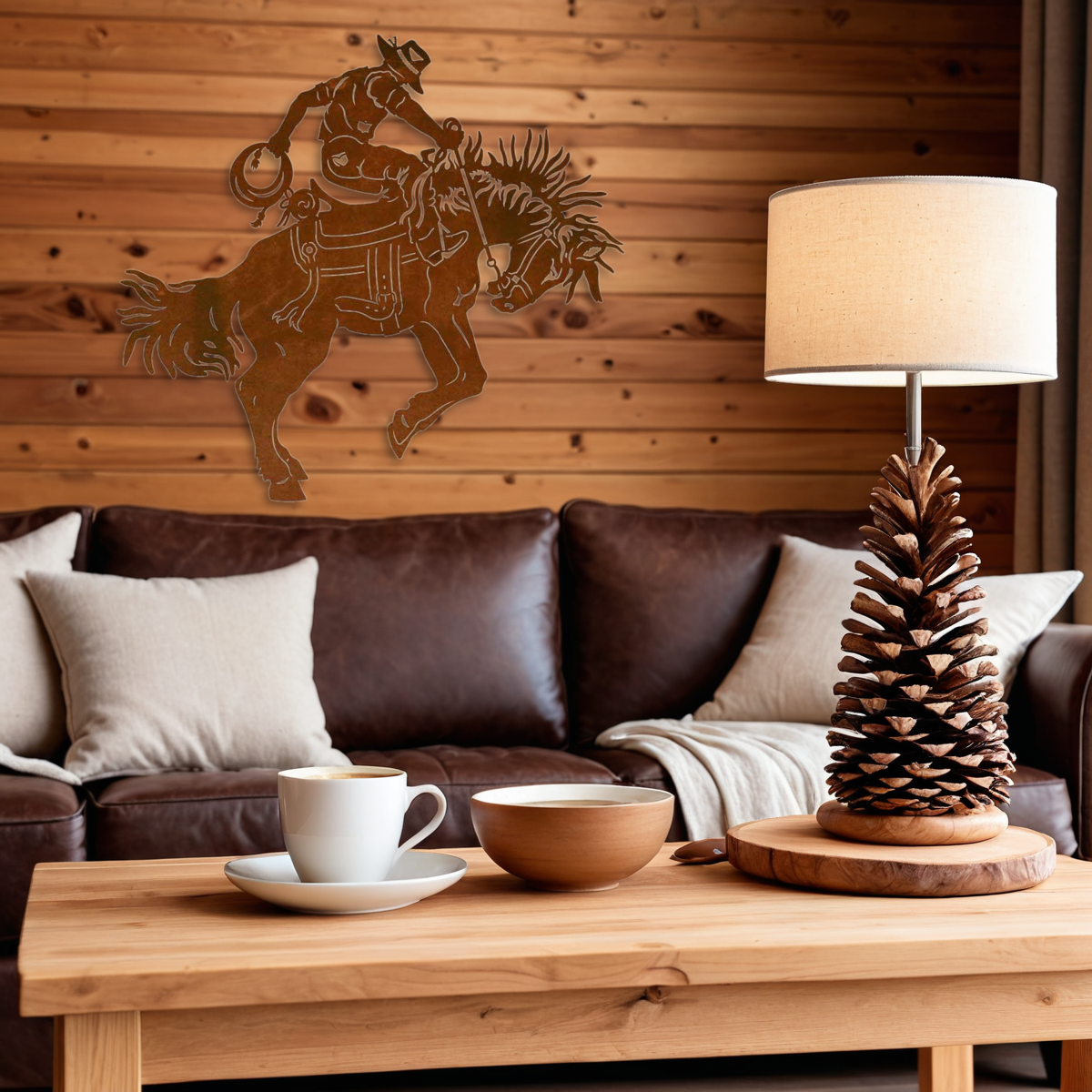 Bronc Rider Wall Art - 42"