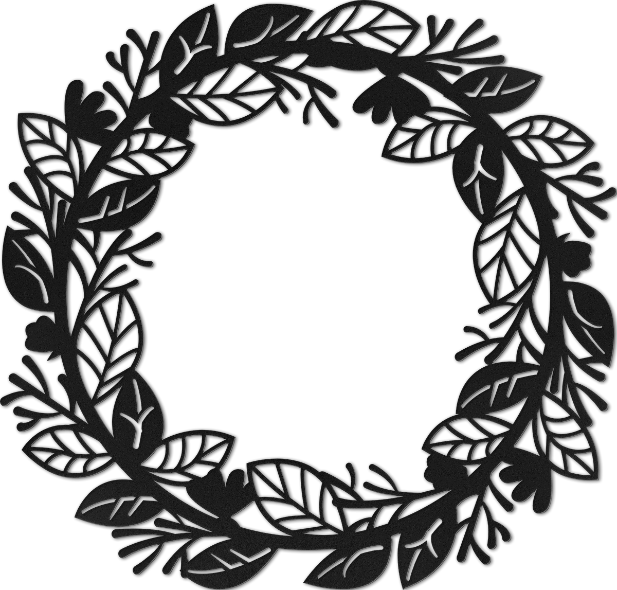 Leaf Wreath Wall Art