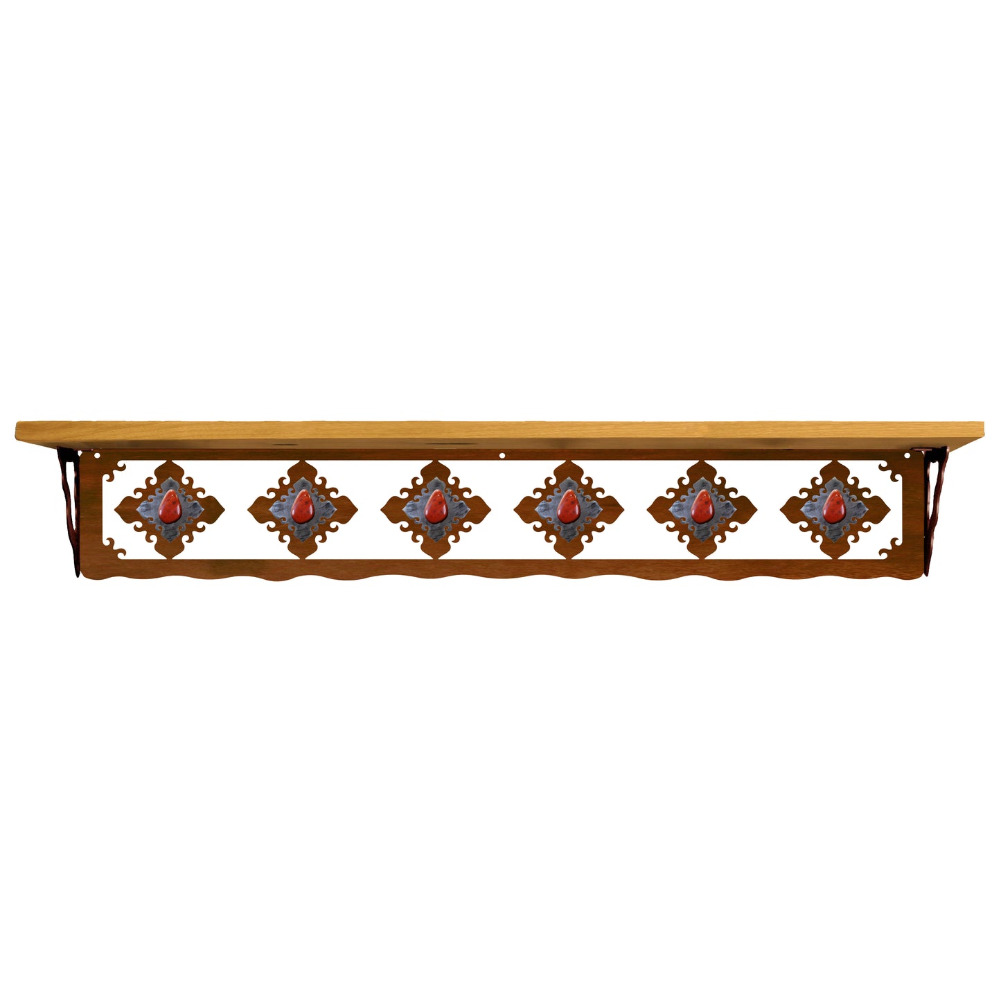 Red Jasper Stone 42" Shelf
