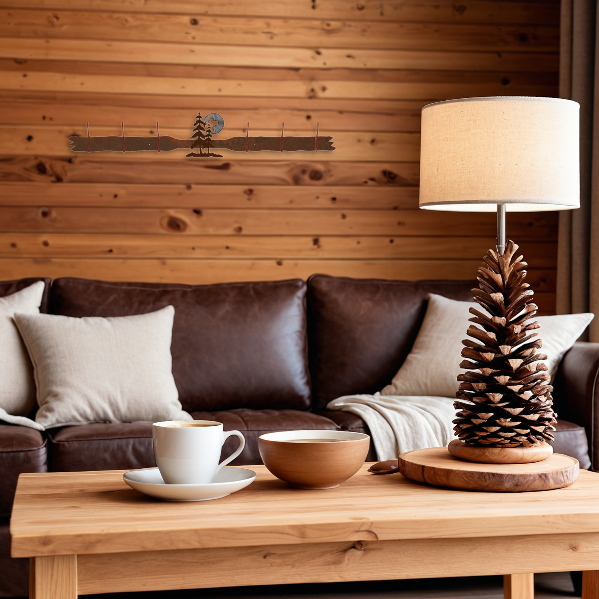 Pine & Moon Six Hook Burnished