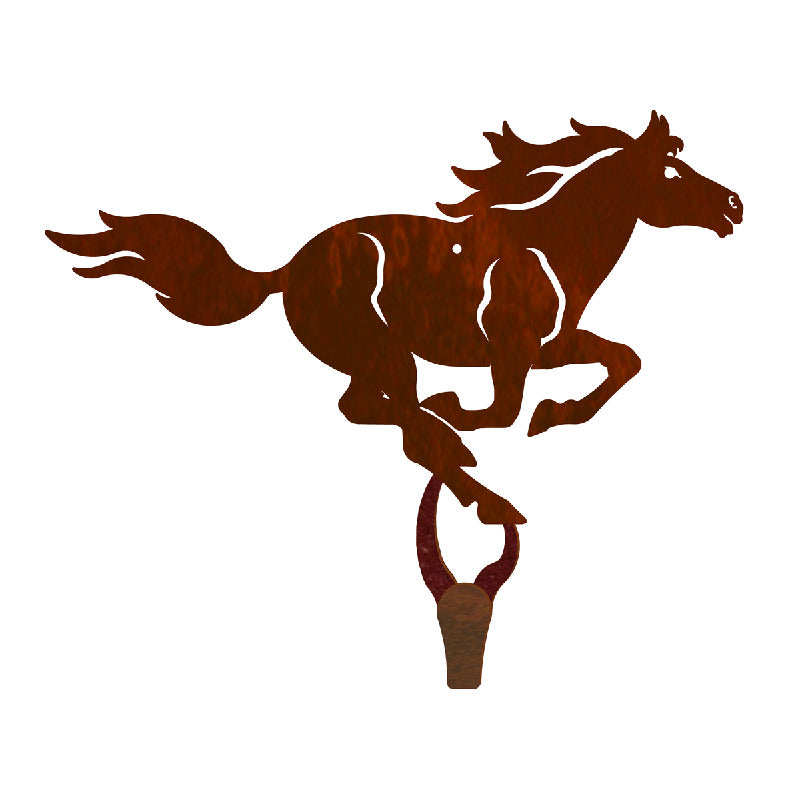 Running Horse Large Single Coat Hook