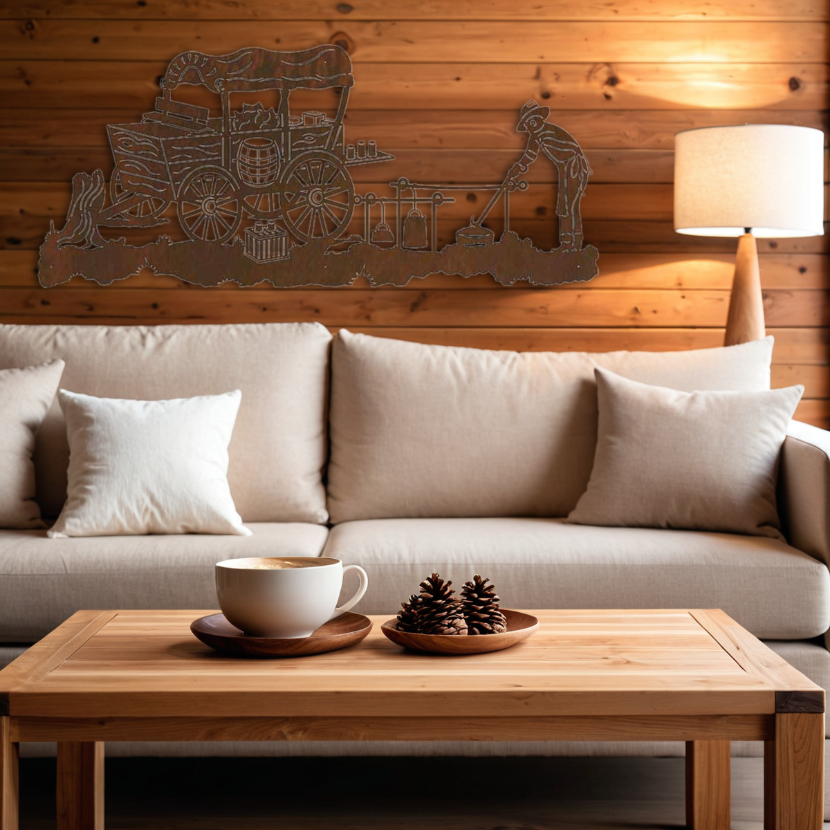 Chuck Wagon Wall Art - 57"