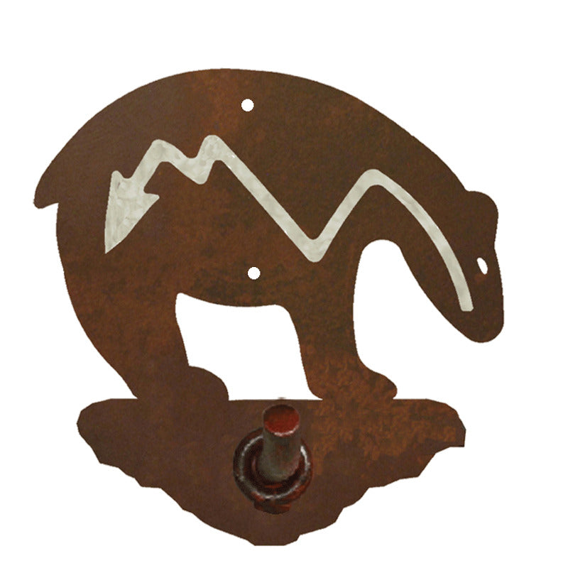 Fetish Bear Robe Hook Burnished