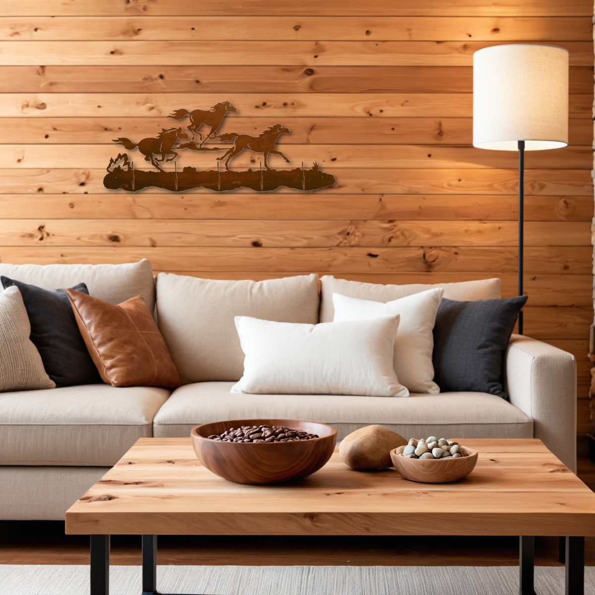 Wild Horses Scenic Five Hook