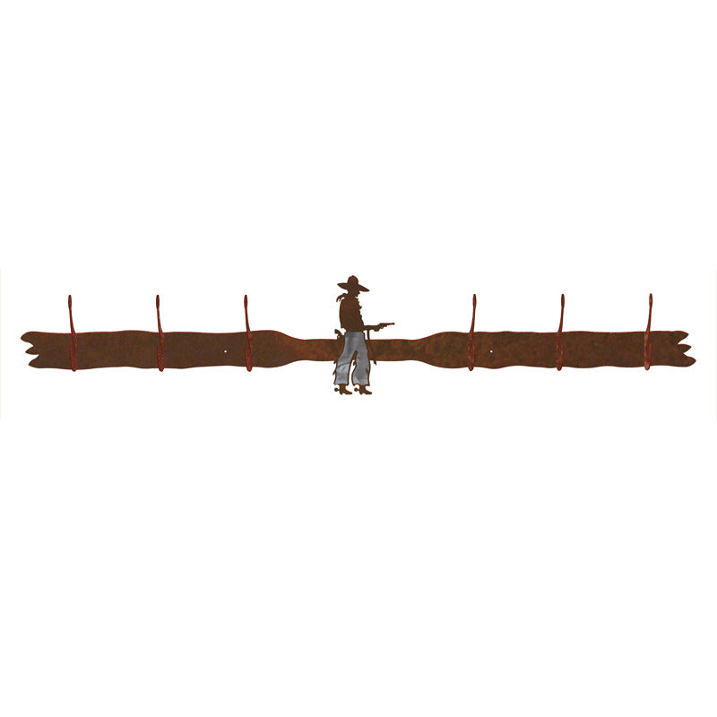 Pistol Cowboy Six Hook Burnished