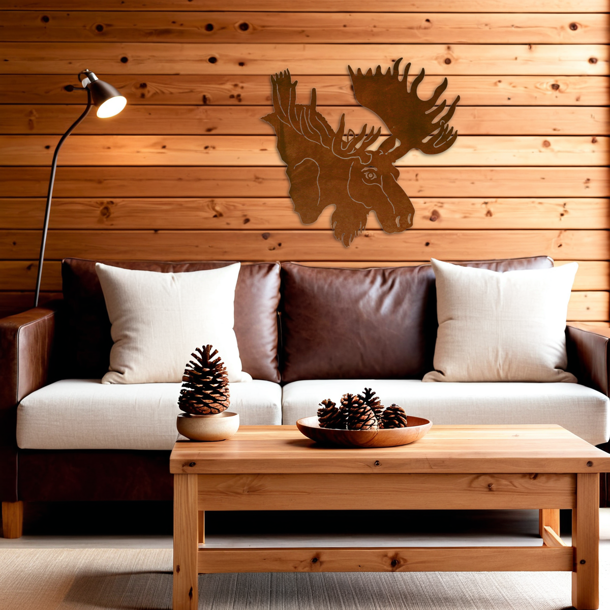 Moose Head Wall Art - 30"