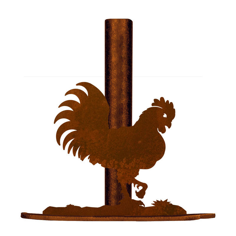 Rooster Paper Towel Stand