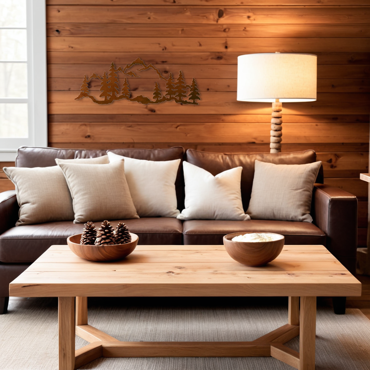 Mountain Scene Wall Art - 42"