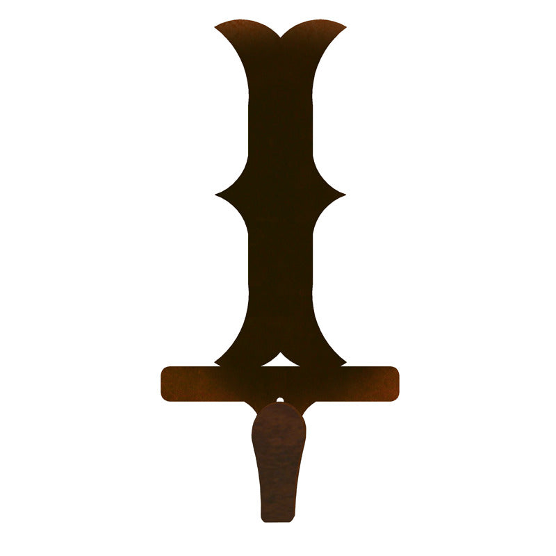 1 Western Font Single Coat Hook
