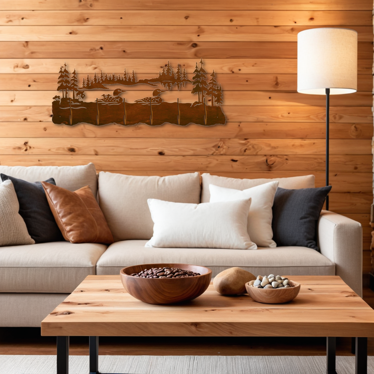 Loon Family Scenic Six Hook