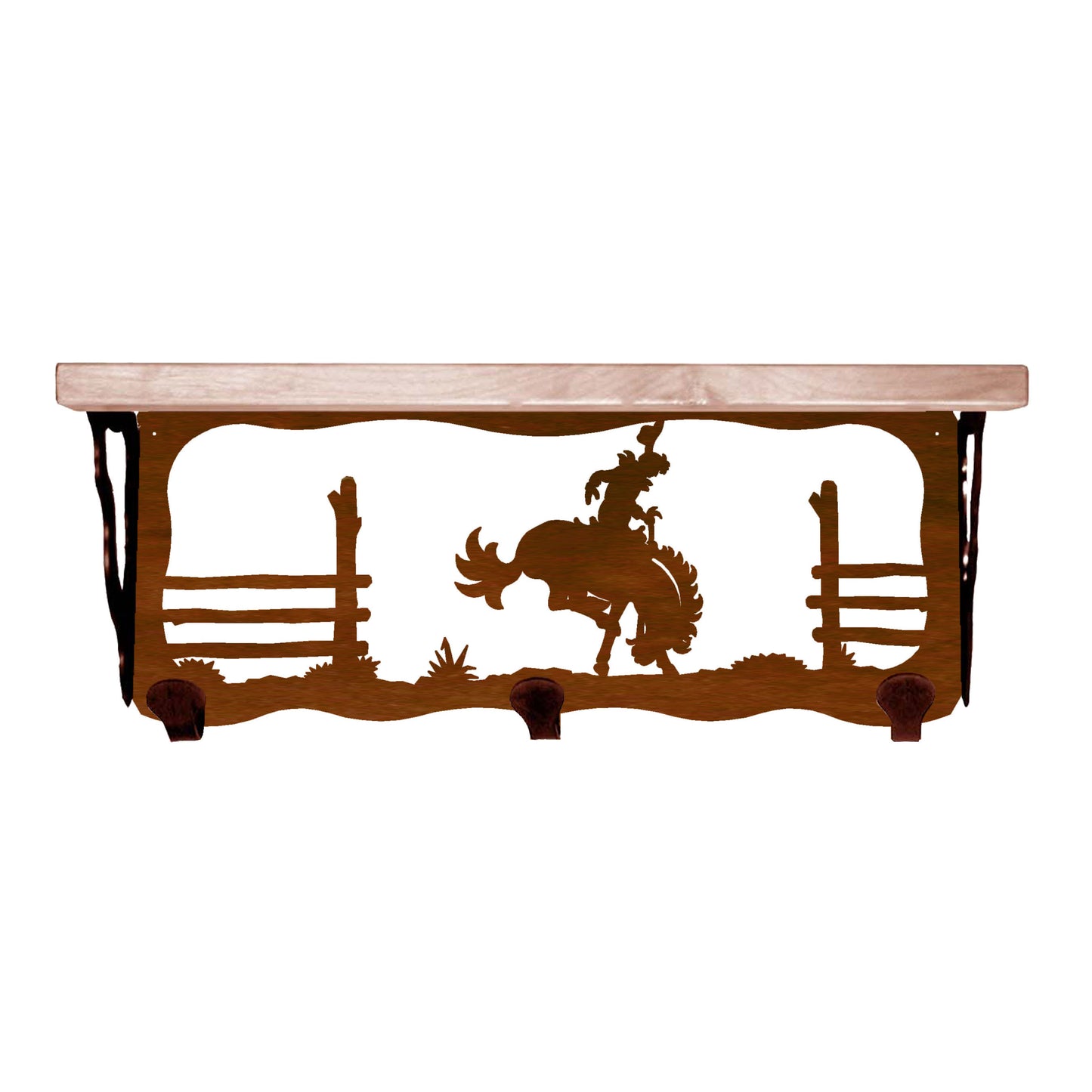 Bronc 20" Coat Hook Shelf