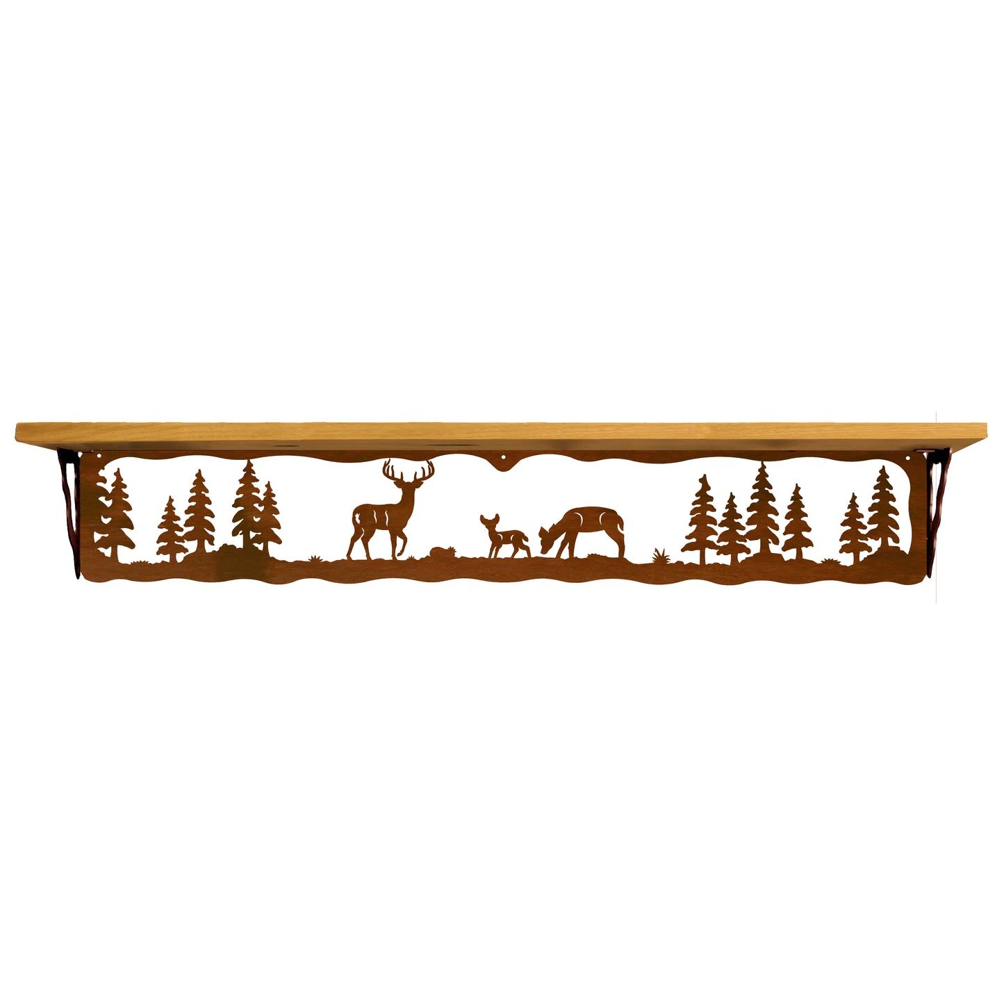 Deer Family 42" Shelf