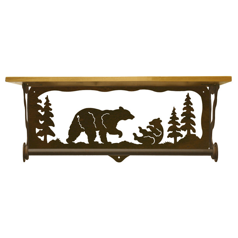 Bear 20" Hand Towel Bar Shelf
