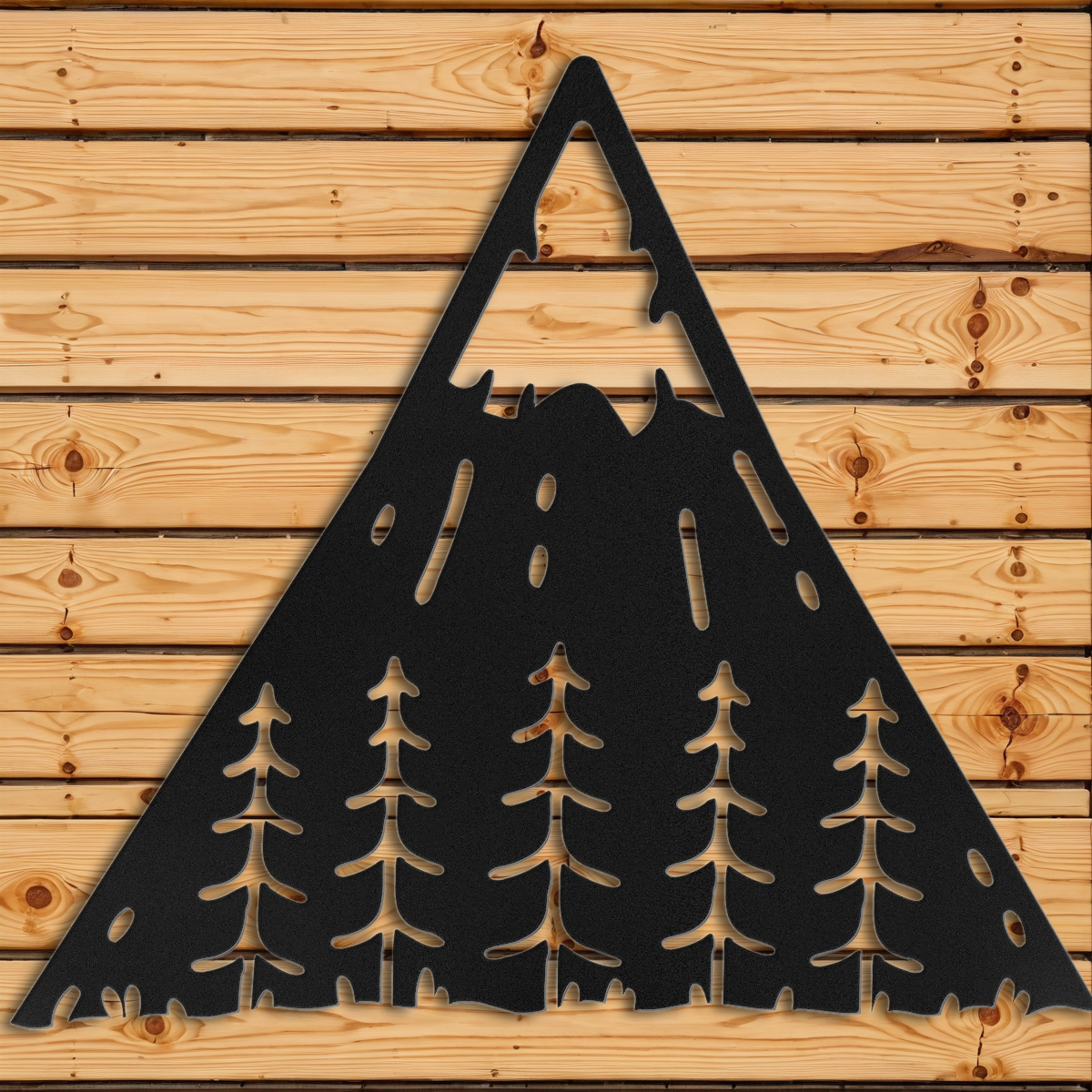 Mountain and Pine Wall Art