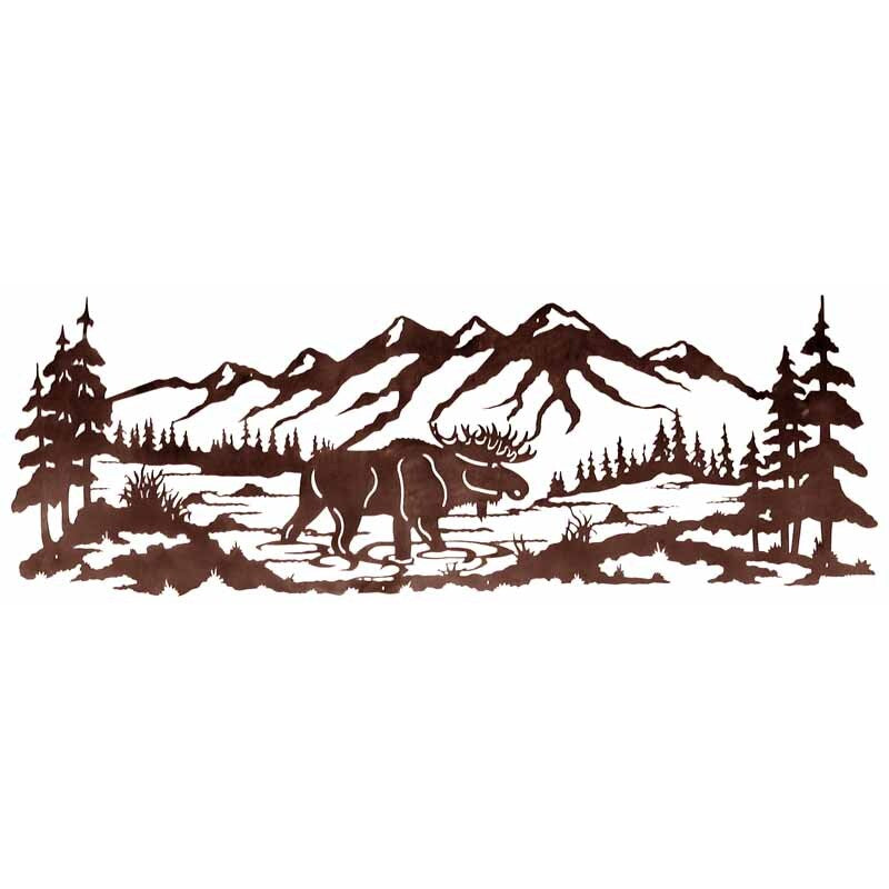 Moose Wall Art - 84"