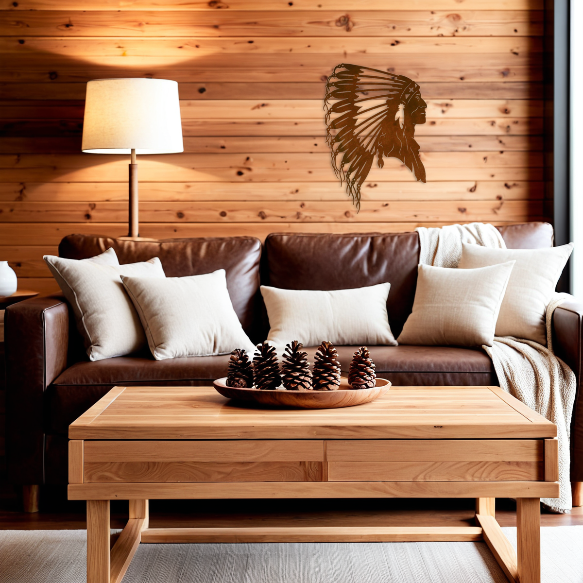 Chief Bust Wall Art - 30"