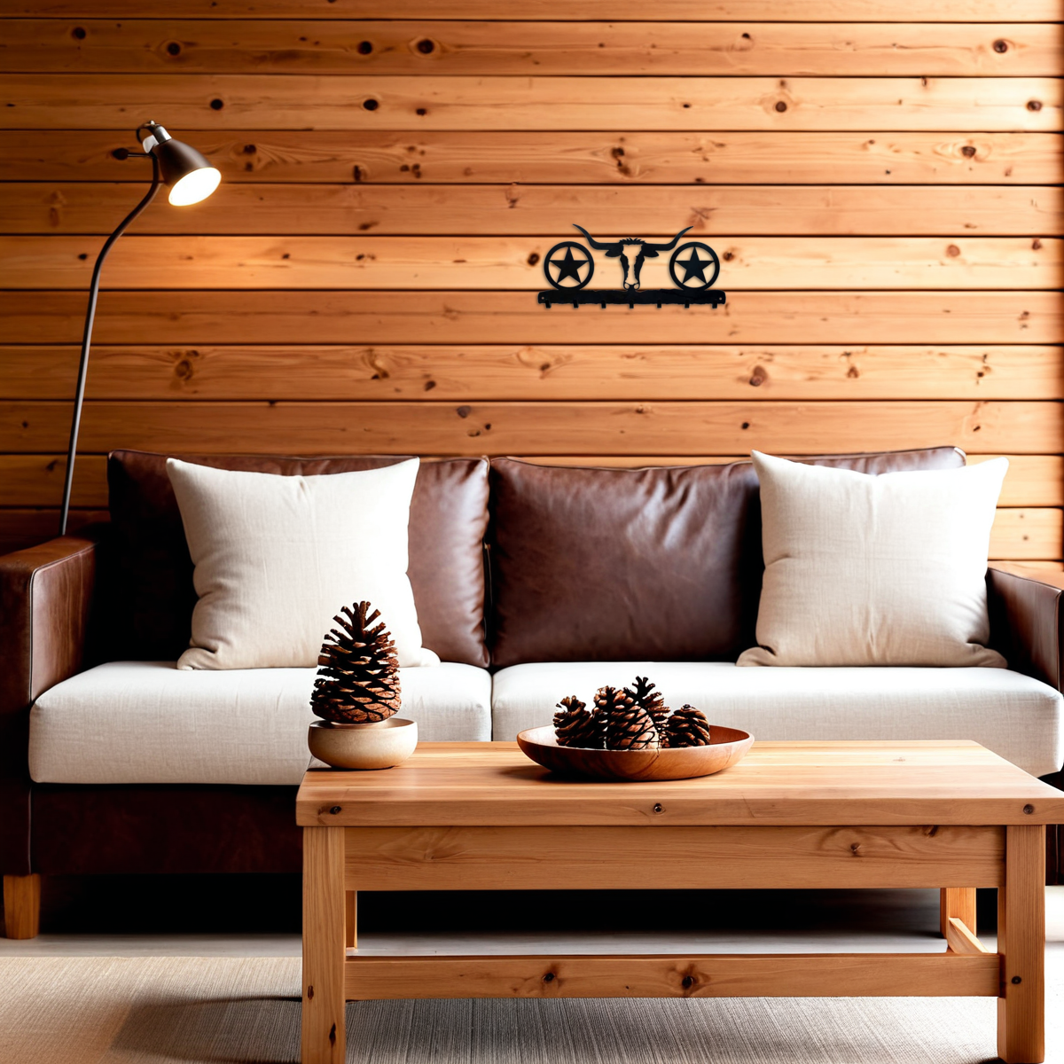 Texas Star/Long Horn Key Chain Holder