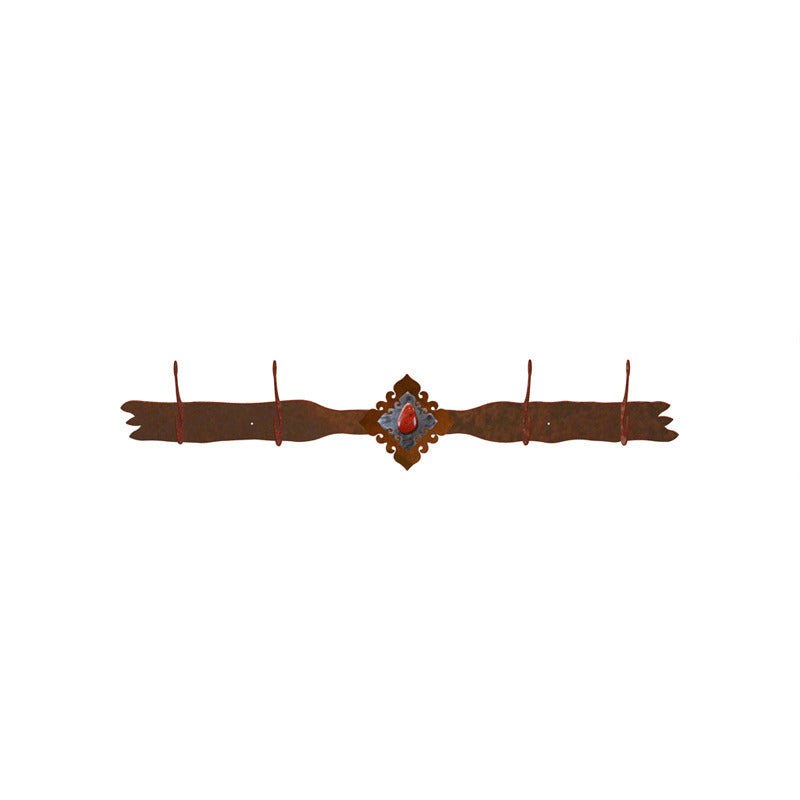Red Jasper Stone Four Hook