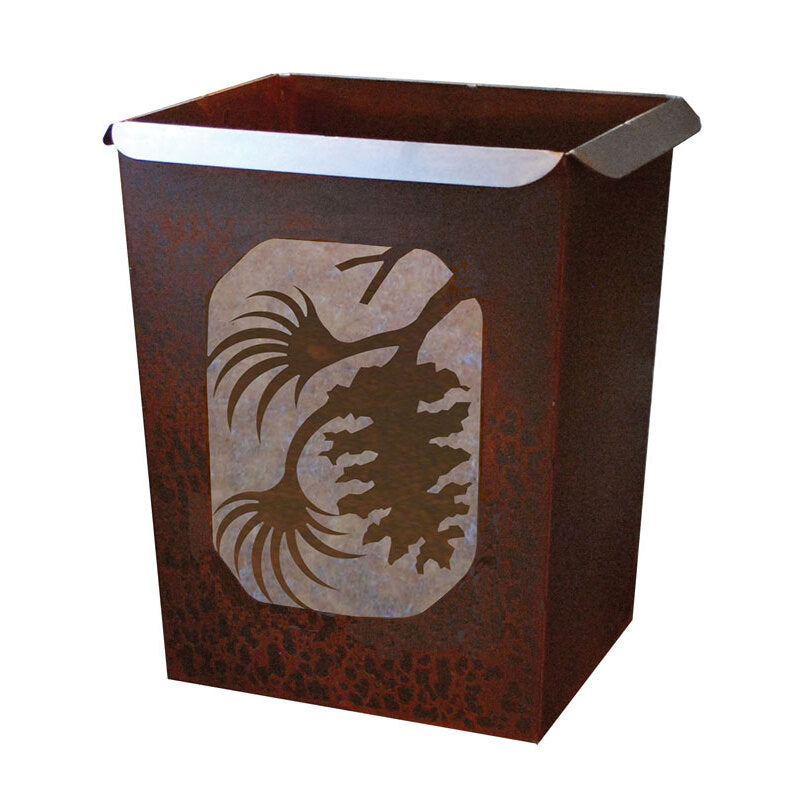 Pine Cone Trash Bin