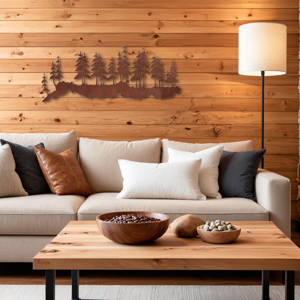 Pine Forest Wall Art - 42"