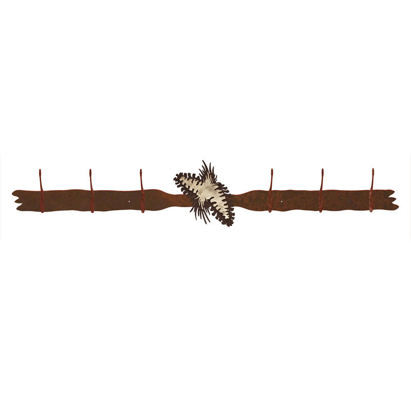 Pine Cone Six Hook Burnished