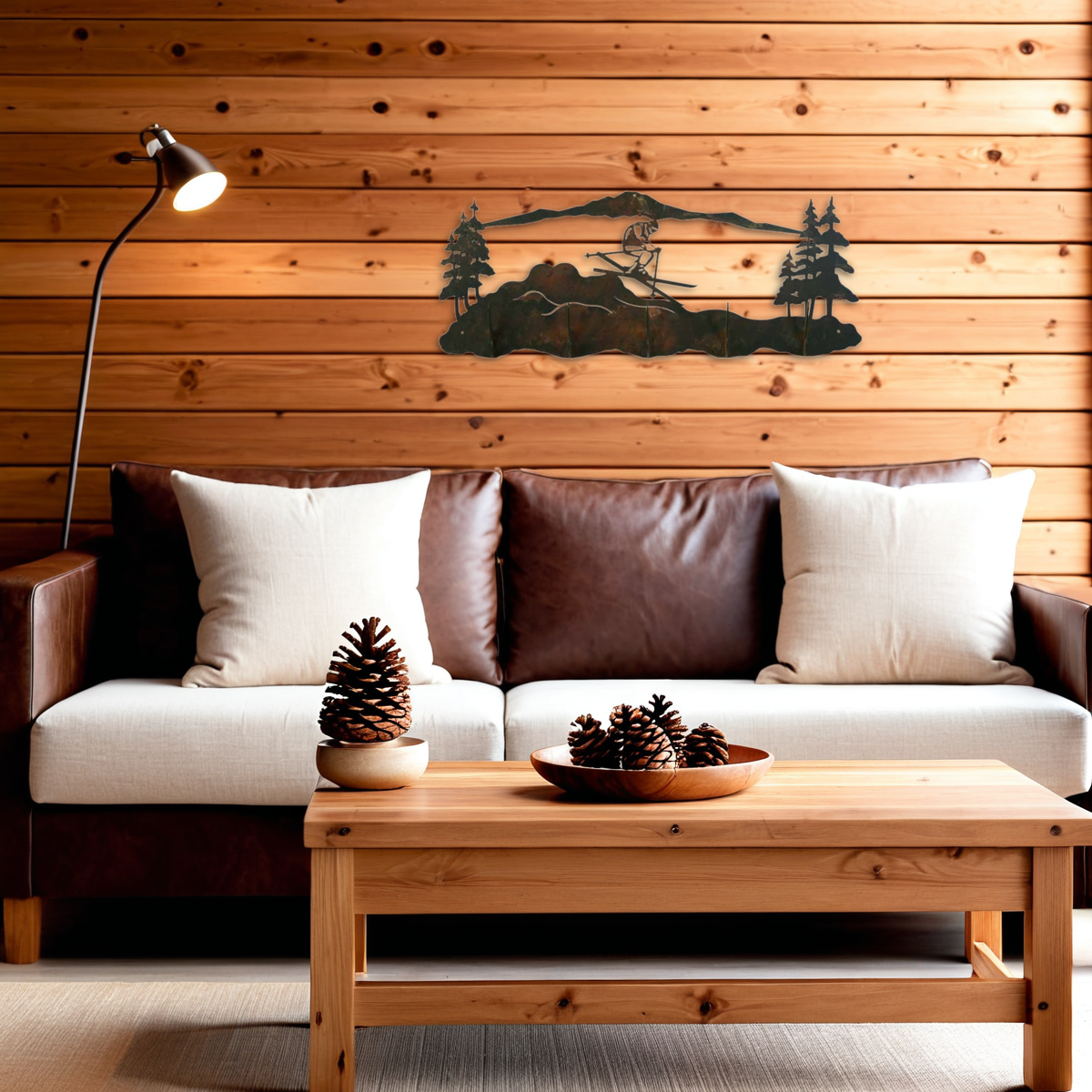 Skier Scenic Five Hook