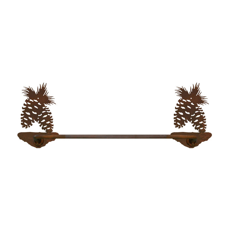 Pine Cone Hand Towel Bar