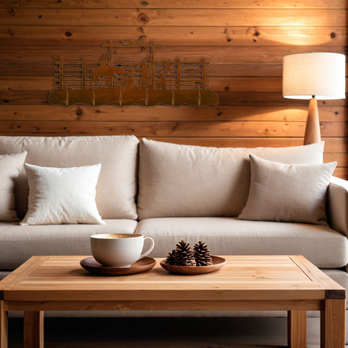 Cowboy Corral Scenic Six Hook