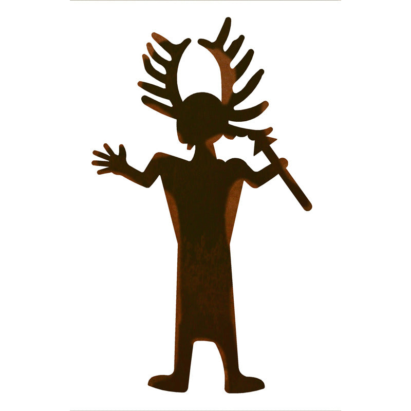 Antler Man 42" Wall Art