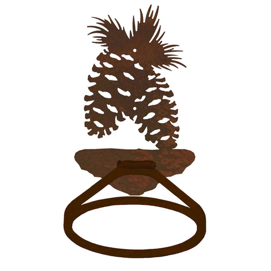 Pine Cone Towel Ring