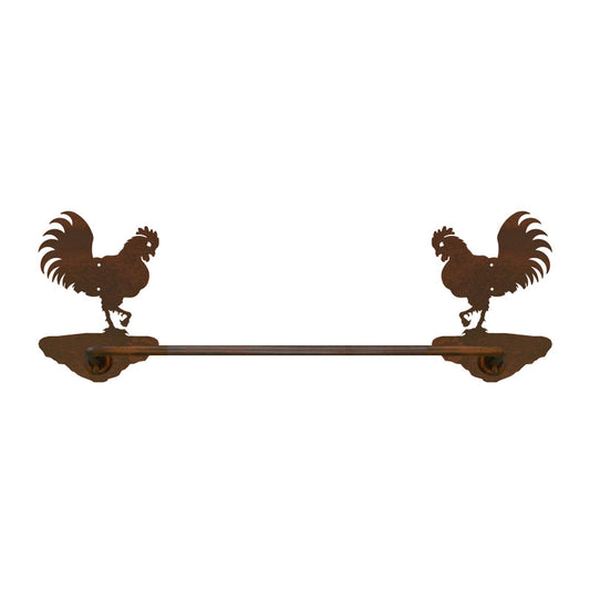 Rooster Hand Towel Bar