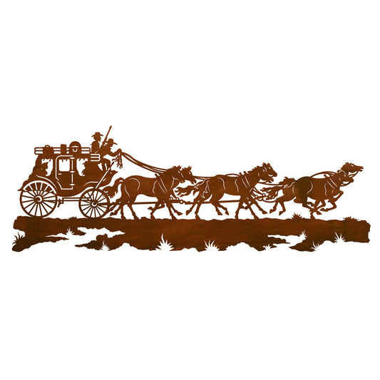 Stage Coach 57" Wall Art