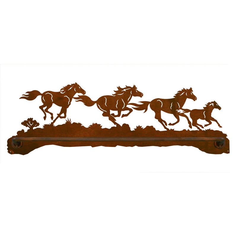 Wild Horse Scenic Towel Bar