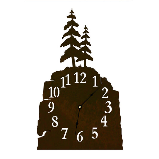 Pine Tree Table Clock