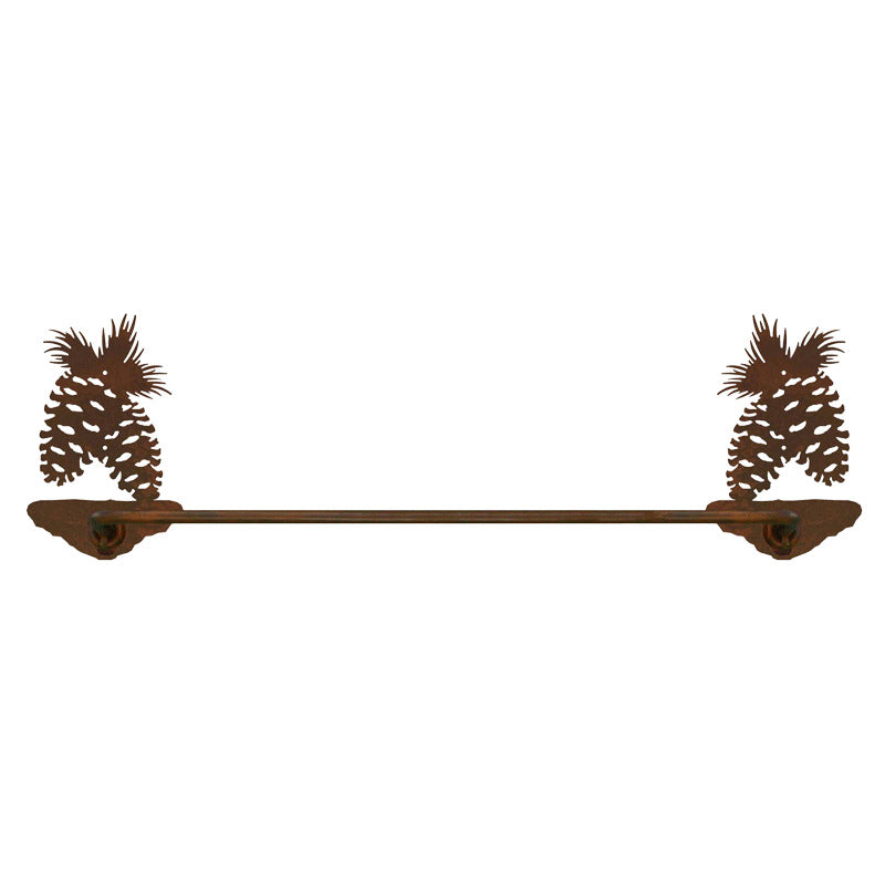 Pine Cone Towel Bar