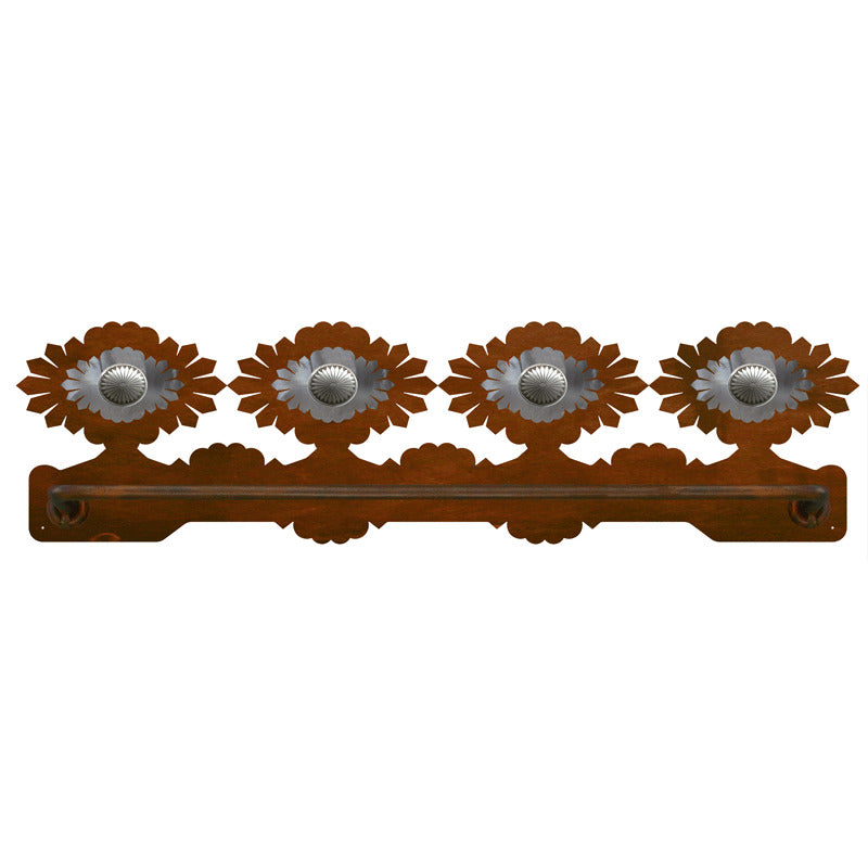 Sunburst Concho Scenic Towel Bar