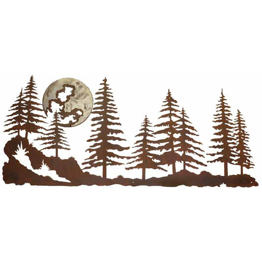 Pine Forest 57" Burnished Wall Art
