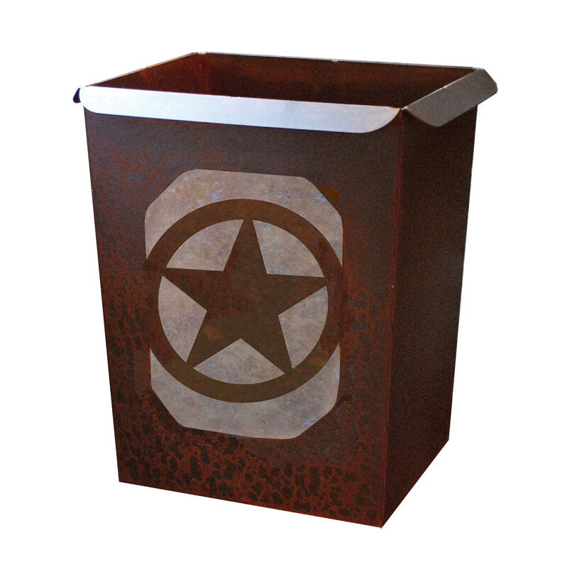 Texas Star Trash Bin