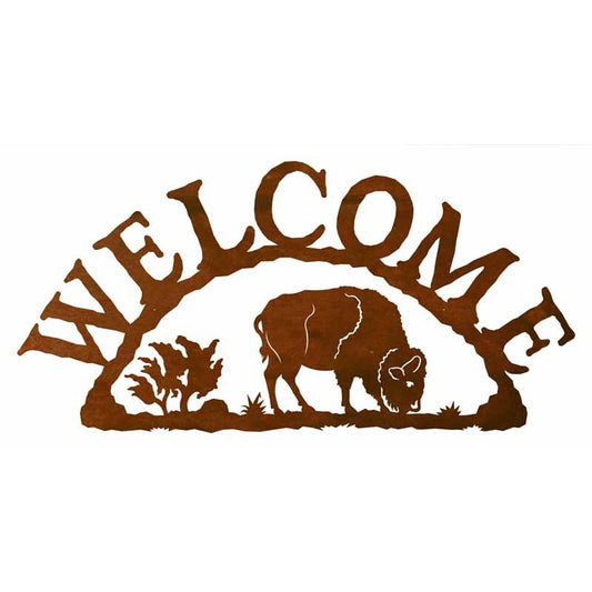 Buffalo Horizontal Welcome Sign