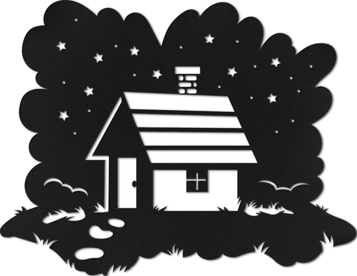 Starry Cabin Wall Art