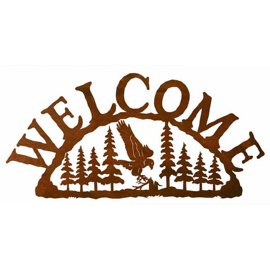 Eagle Horizontal Welcome Sign