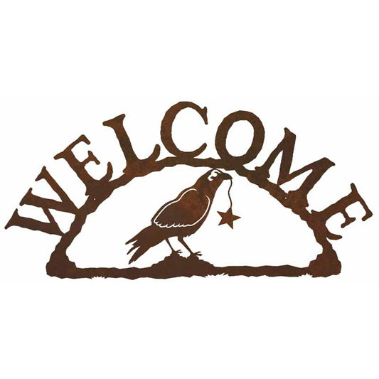 Crow Horizontal Welcome Sign