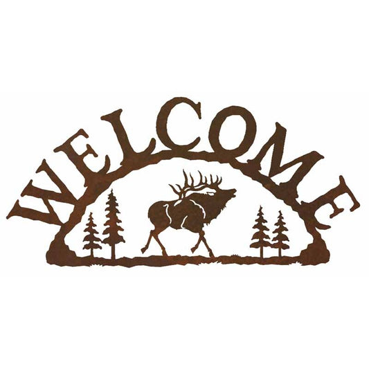 Elk Horizontal Welcome Sign