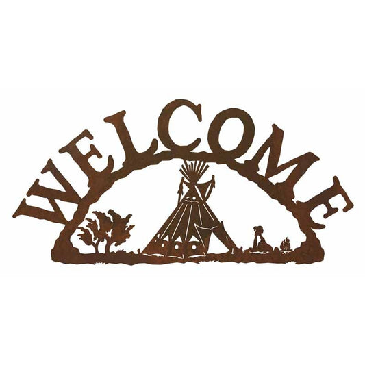 Tepee Horizontal Welcome Sign