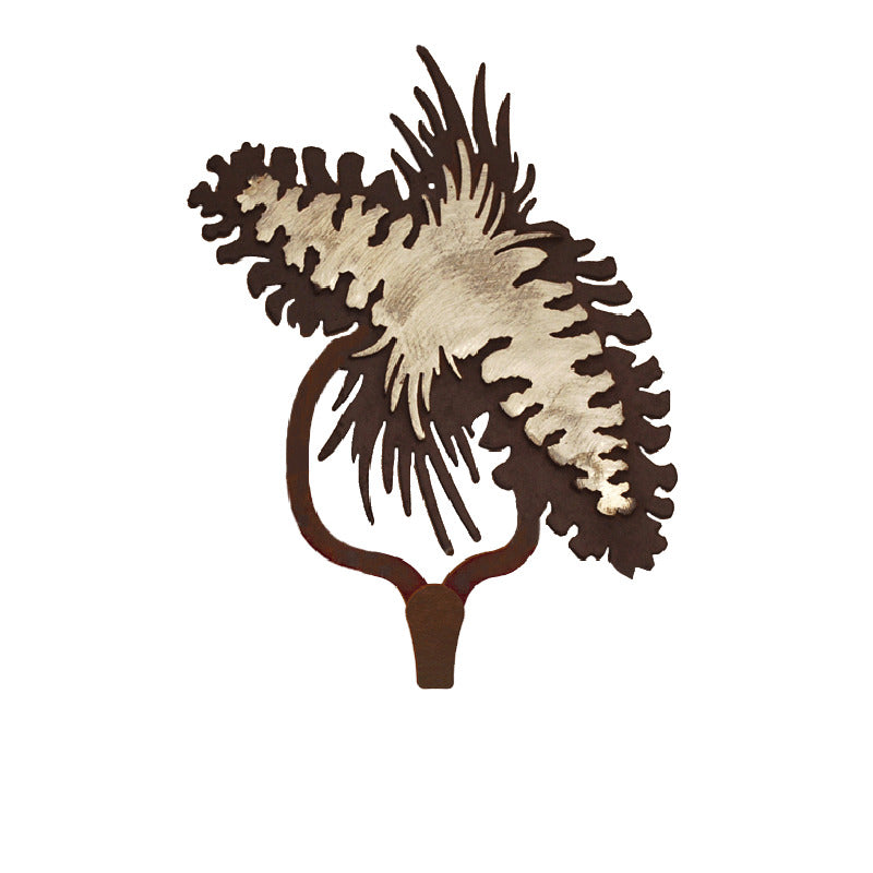Pine Cone Large Single Coat Hook Burnished