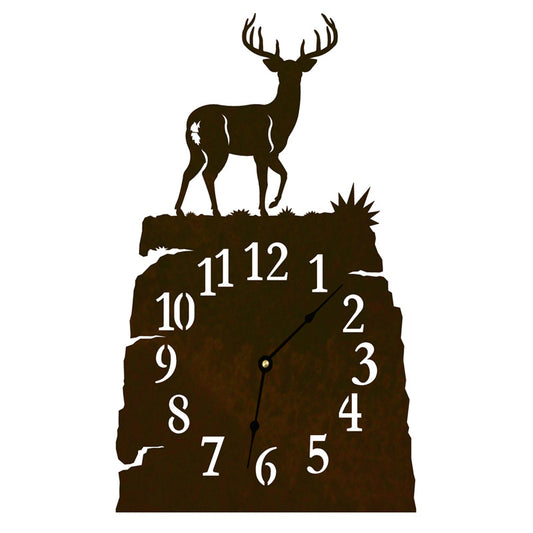 Whitetail Deer Table Clock